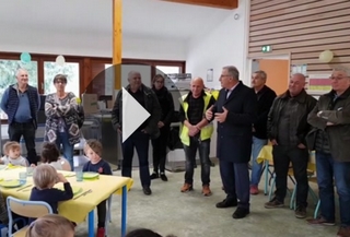 Reportage-TV-Inauguration-refectoire-Buclines-05 11 2018